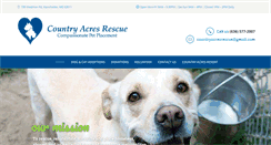 Desktop Screenshot of countryacresrescue.org