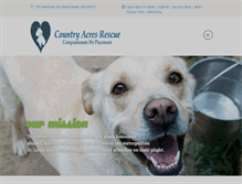 Tablet Screenshot of countryacresrescue.org
